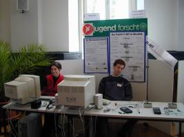 Unser Stand beim Landeswettbewerb 2001